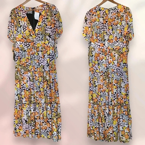 TED BAKER
Safiree floral print cotton blend midi dress Size 3 - Picture 9 of 17